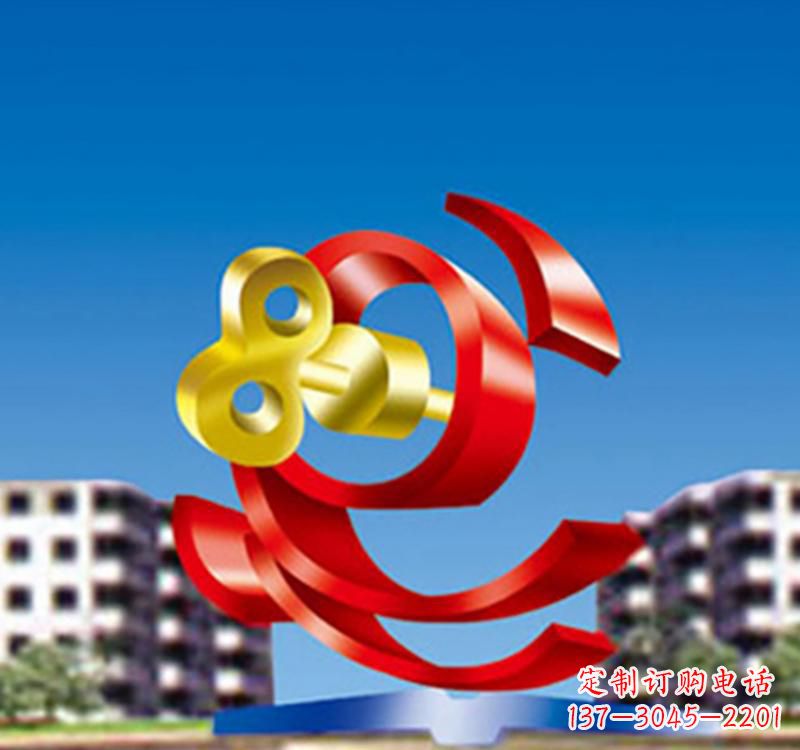烟台不锈钢飘带雕塑给公园景观带来独特美感