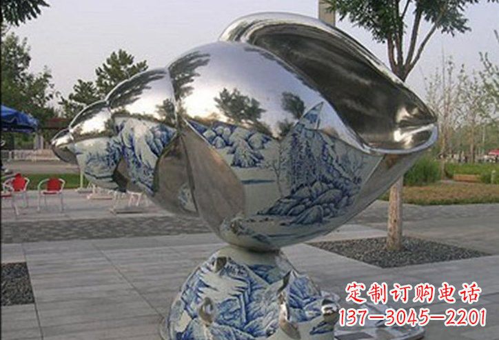 烟台不锈钢海螺雕塑艺术的精美结晶