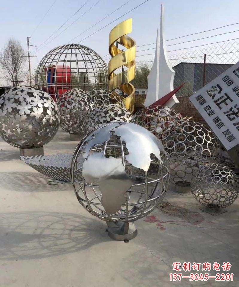 烟台不锈钢地球雕塑融合艺术与自然的完美结合