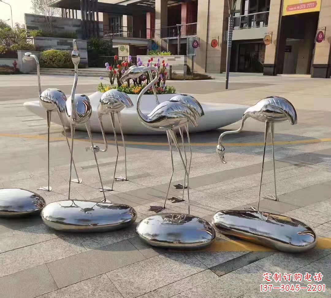 烟台鹅卵石雕塑不锈钢公园的美丽礼物