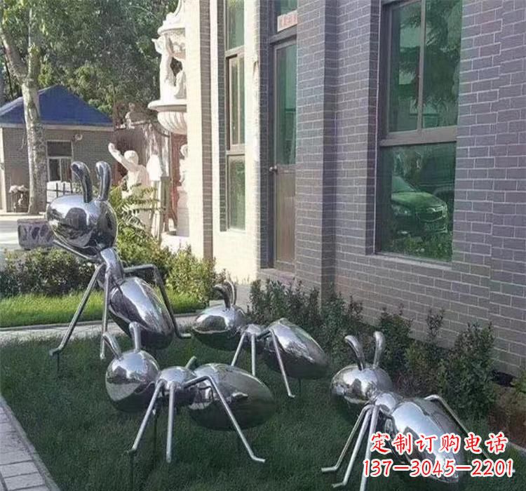 烟台不锈钢蚂蚁雕塑—精致细腻的艺术品
