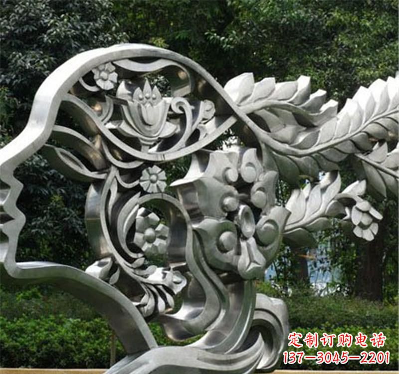 烟台不锈钢雕塑美丽的象征