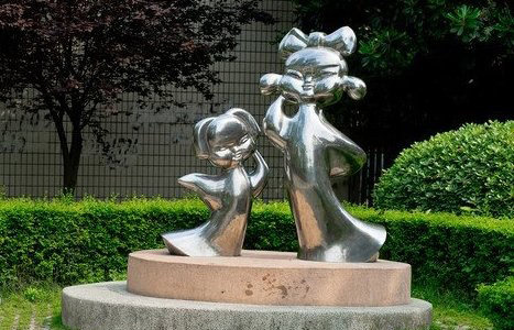 烟台不锈钢古代儿童雕塑让每个孩子都有一个家
