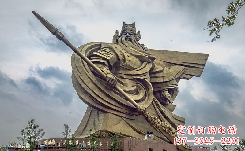 烟台不锈钢关公广场雕塑传承中华文化