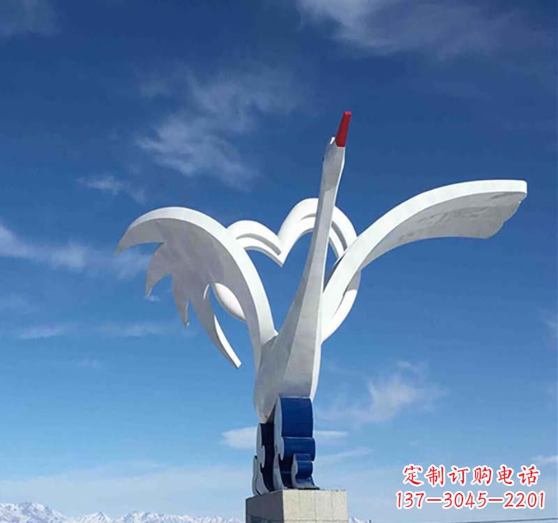 烟台仙鹤雕塑传承中国传统文化