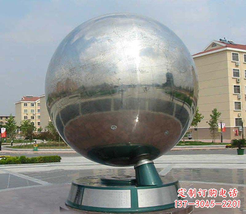 烟台不锈钢地球仪雕塑精美绝伦