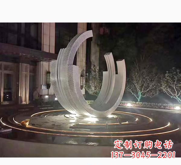 烟台不锈钢广场喷泉雕塑精美的艺术珍品
