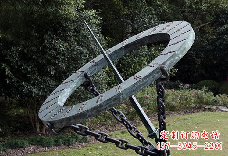 烟台不锈钢日晷雕塑精致的艺术符号