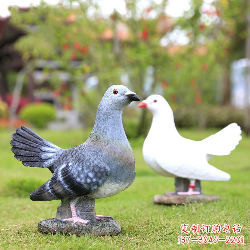 烟台和平鸽雕塑——象征着永恒的和平
