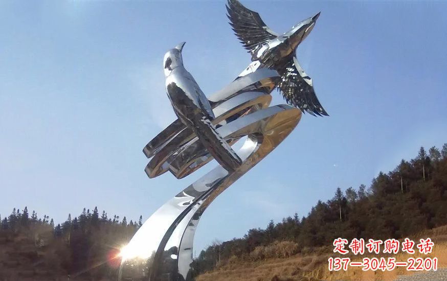 烟台不锈钢动物雕塑——美化城市环境