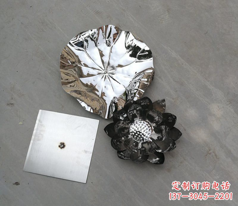 烟台不锈钢荷叶雕塑传承传统文化