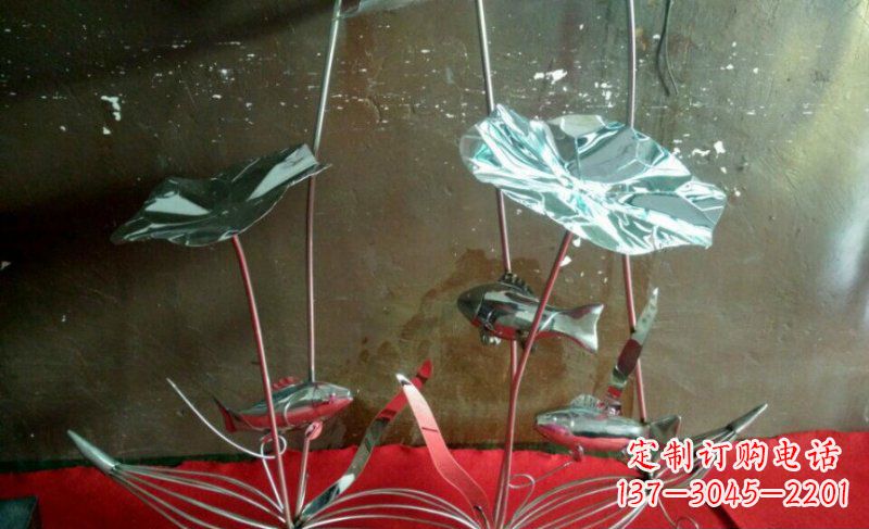 烟台不锈钢荷花雕塑