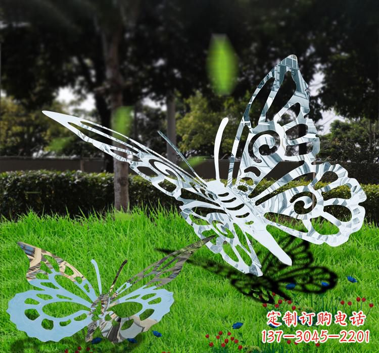 烟台不锈钢蝴蝶雕塑艺术的美丽诠释