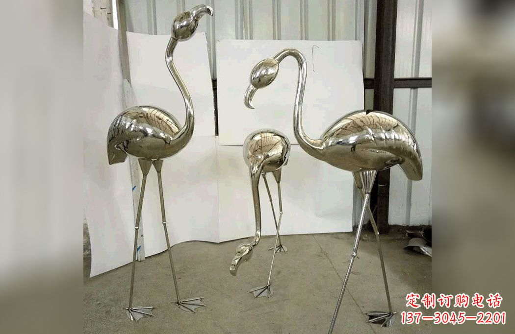 烟台不锈钢火烈鸟——雕塑之美