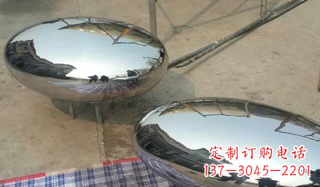 烟台不锈钢鸡蛋雕塑精美的艺术作品