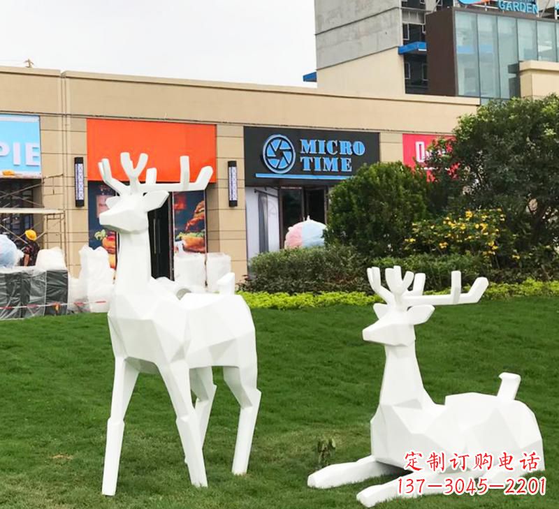 烟台不锈钢小鹿雕塑艺术之美