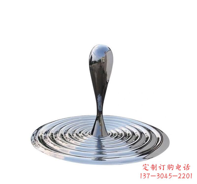 烟台不锈钢景区水滴雕塑精美绝伦