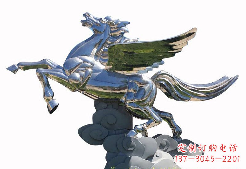 烟台不锈钢马雕塑把美丽的艺术带入家庭