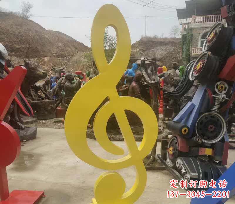 烟台不锈钢音符雕塑美丽而持久的艺术