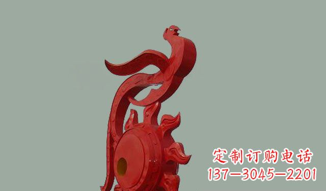 烟台不锈钢孔雀雕塑
