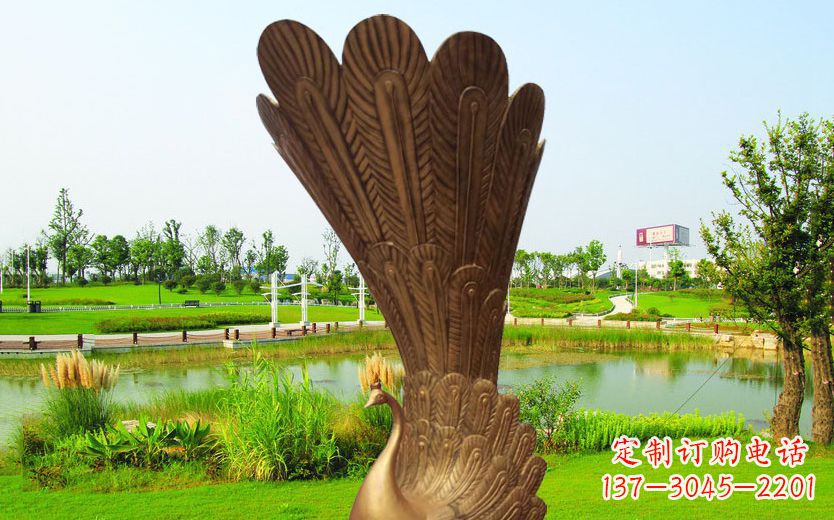 烟台不锈钢孔雀展翅高飞