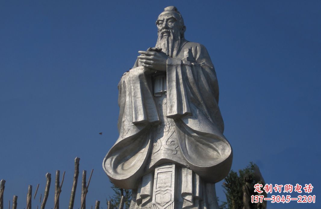 烟台不锈钢孔子人物雕塑——传承中华文化的精神象征