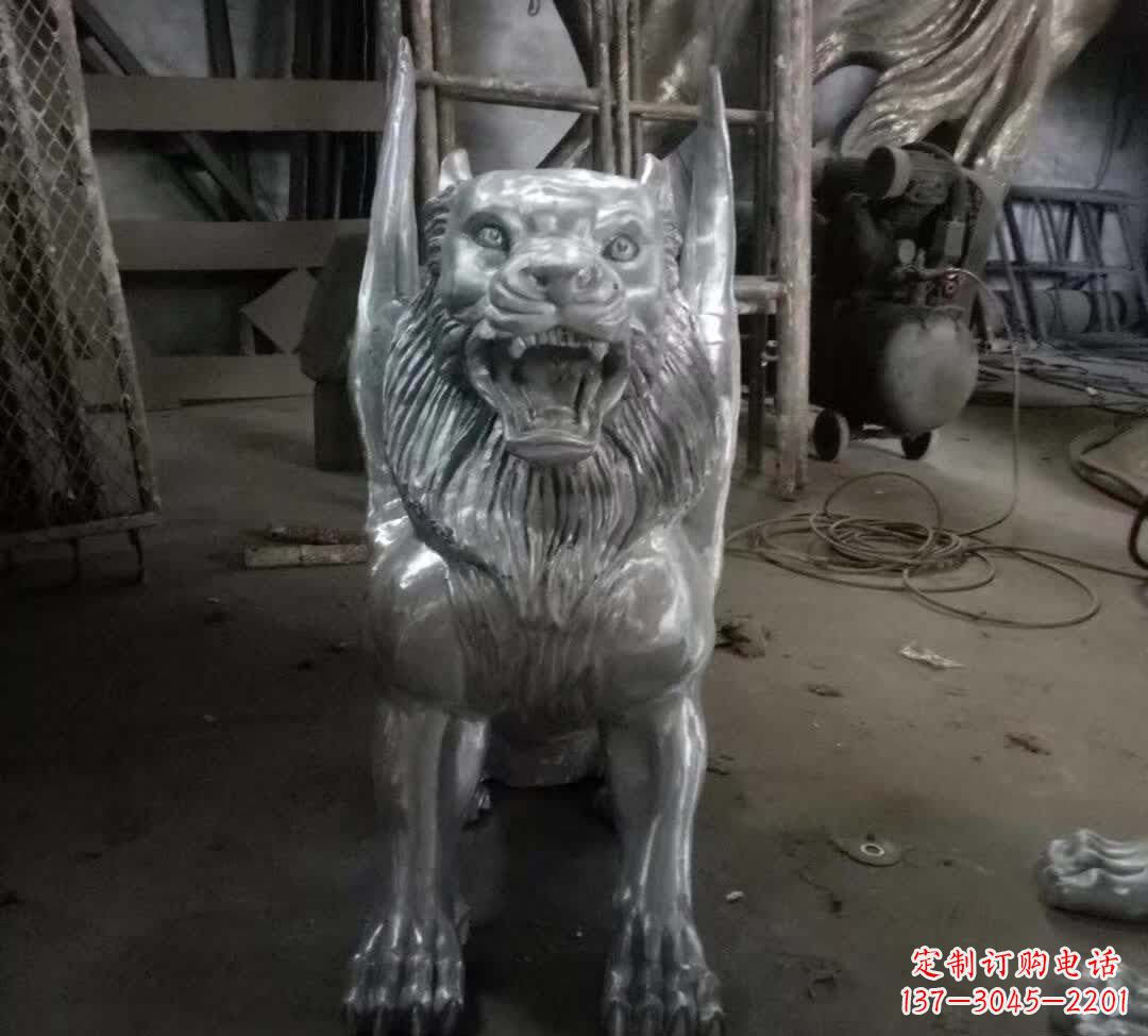烟台不锈钢老虎雕塑经典的艺术品