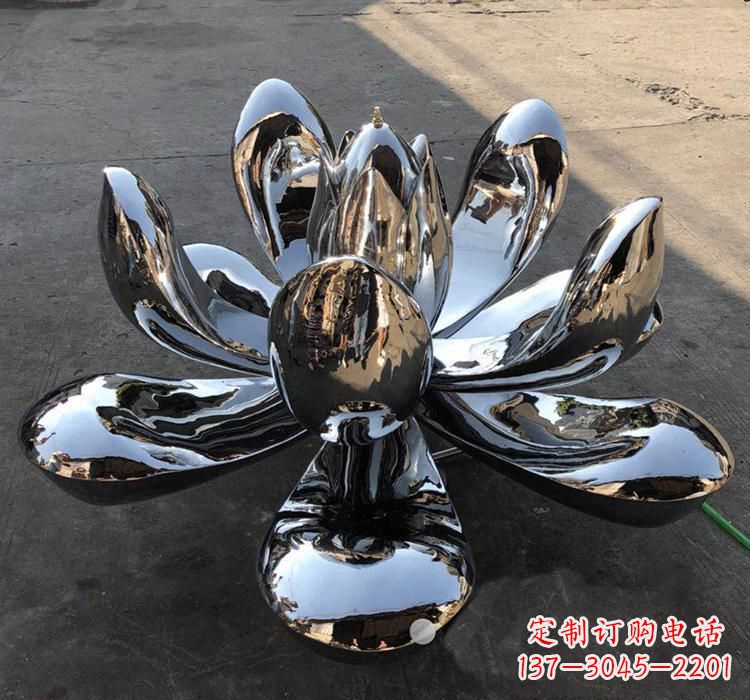 烟台不锈钢莲花雕塑精美优雅