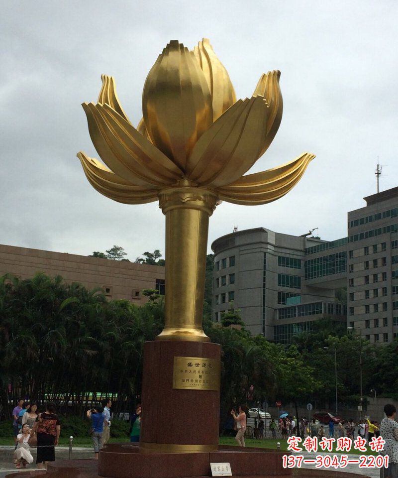 烟台不锈钢莲花雕塑——美丽的艺术见证