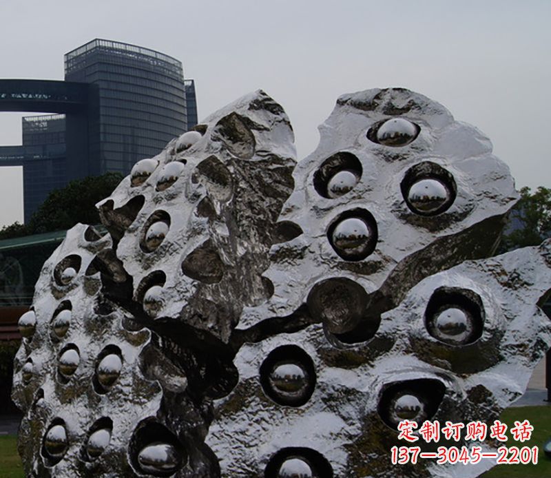 烟台不锈钢莲蓬雕塑精美绝伦