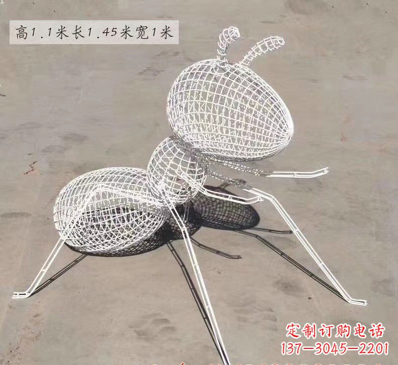 烟台不锈钢镂空蚂蚁雕塑