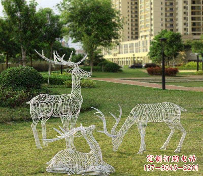 烟台精美梅花鹿雕塑,传承祖先文化瑰宝