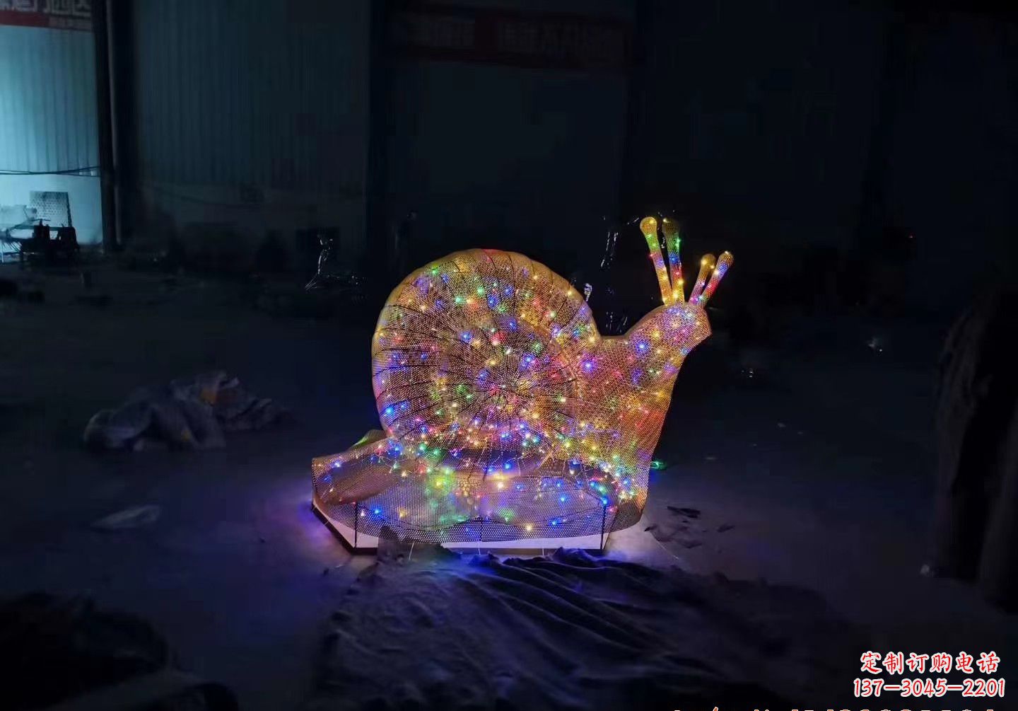 烟台不锈钢镂空蜗牛雕塑精致美观的艺术品
