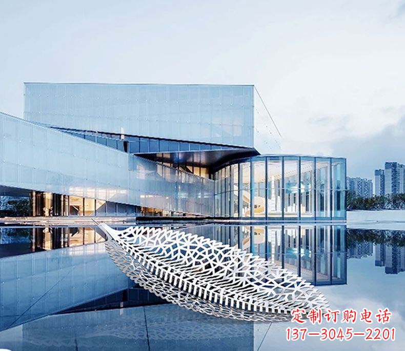 烟台不锈钢树叶雕塑——精美绝伦