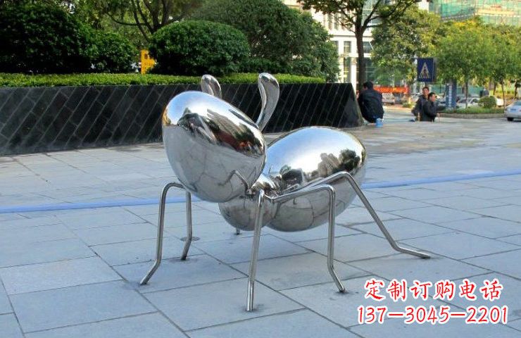 烟台不锈钢蚂蚁雕塑222