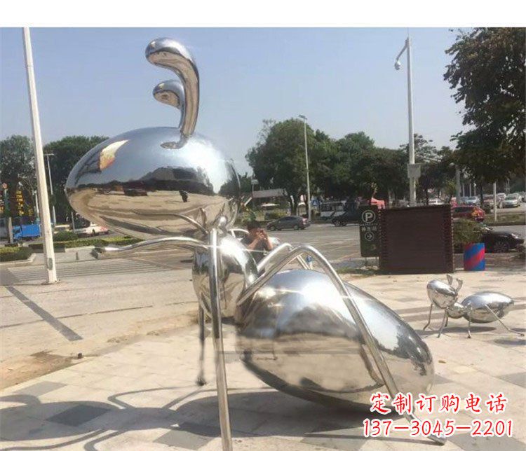 烟台不锈钢蚂蚁雕塑艺术与自然的完美结合