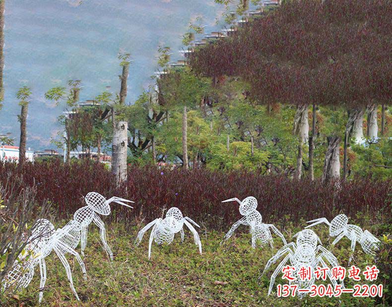 烟台不锈钢蚂蚁镂空雕塑艺术与自然的完美结合