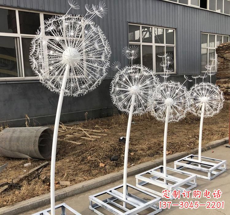 烟台不锈钢蒲公英——城市雕塑的精美瑰宝
