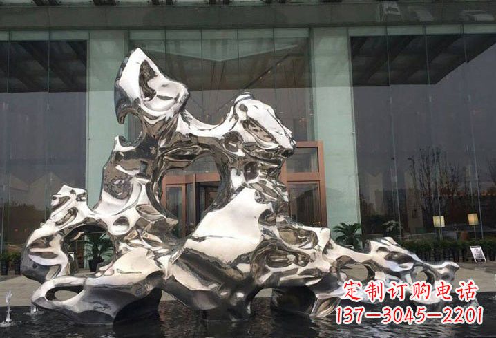 烟台不锈钢企业太湖石雕塑
