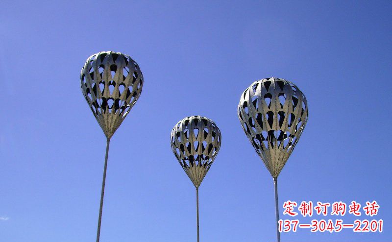 烟台不锈钢气球雕塑把美丽带回大自然