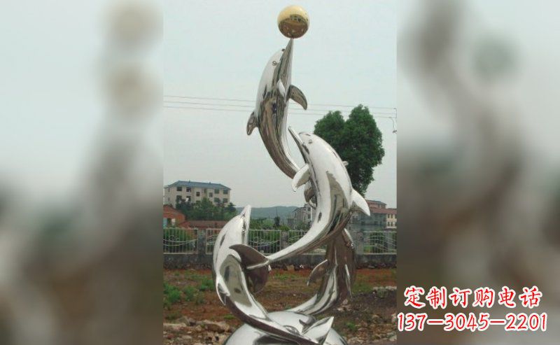 烟台不锈钢海豚雕塑的美丽
