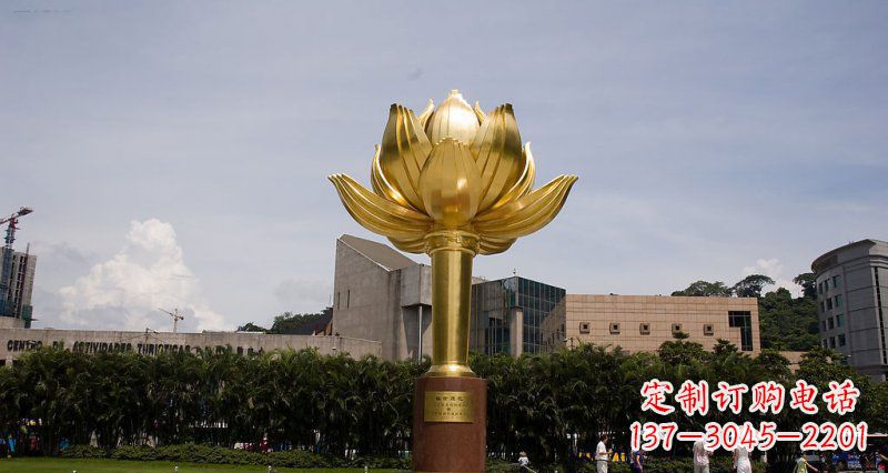 烟台不锈钢莲花雕塑——精美的艺术品