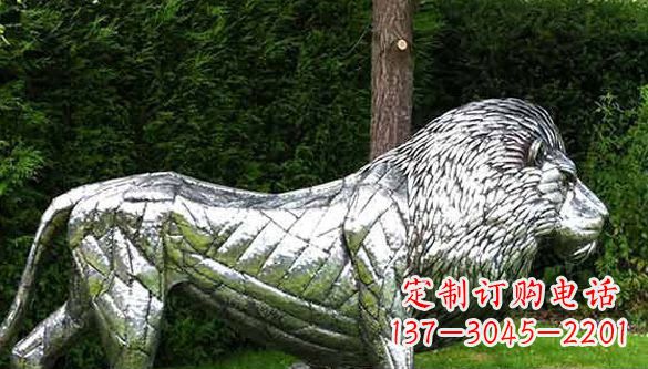 烟台不锈钢狮子雕塑拥有经典古典风格