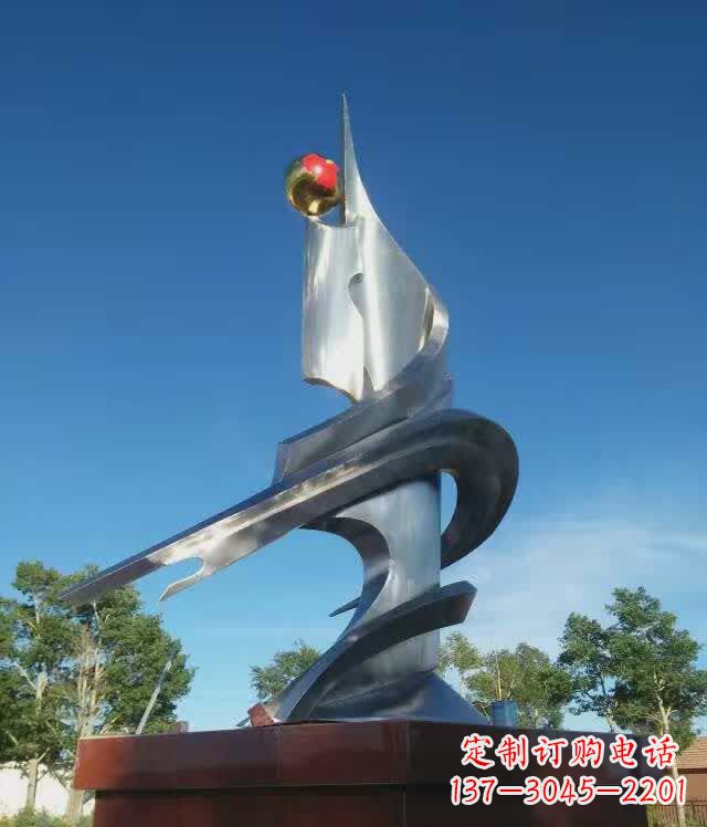 烟台利用不锈钢创作书籍雕塑