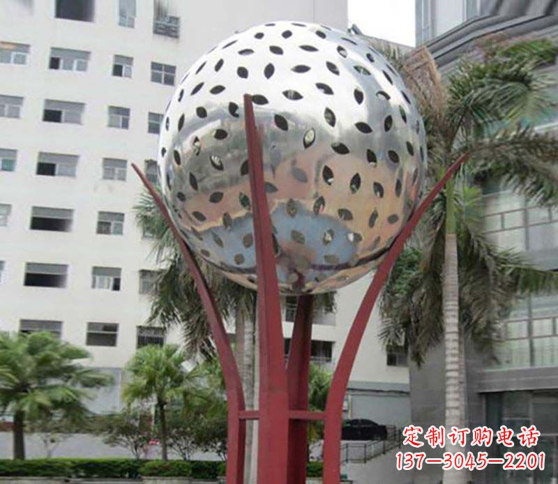 烟台镂空树叶雕塑——给校园景观增添灵动之美