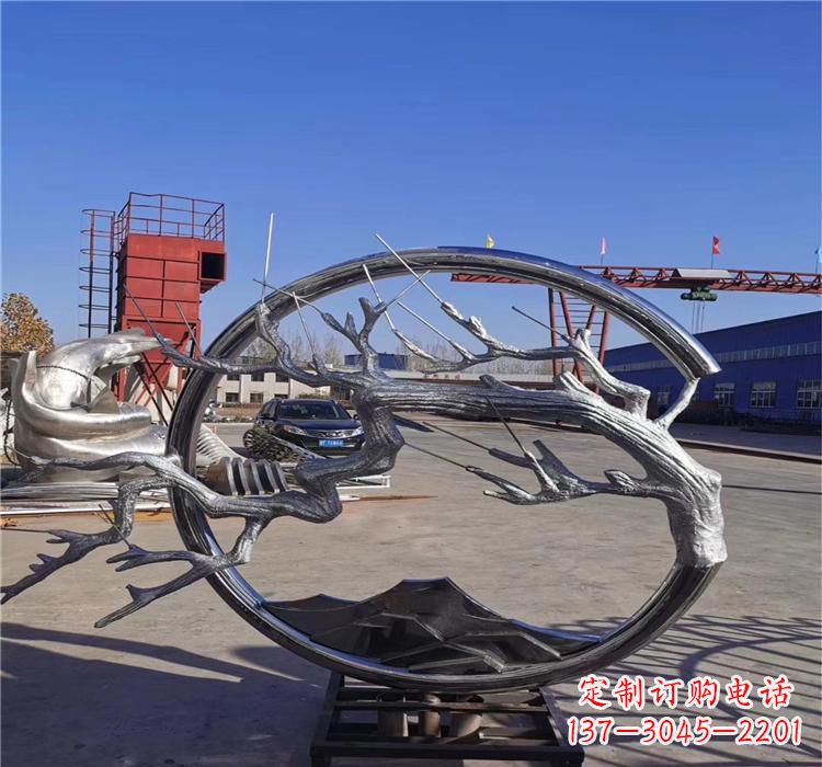 烟台不锈钢树枝雕塑艺术与自然的完美结合