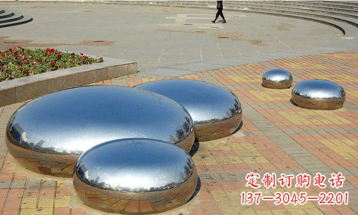 烟台不锈钢水滴雕塑艺术与美的完美结合
