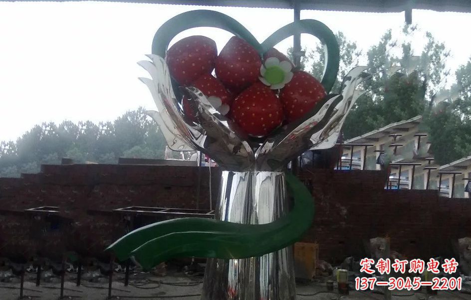 烟台不锈钢水果雕塑精美绝伦