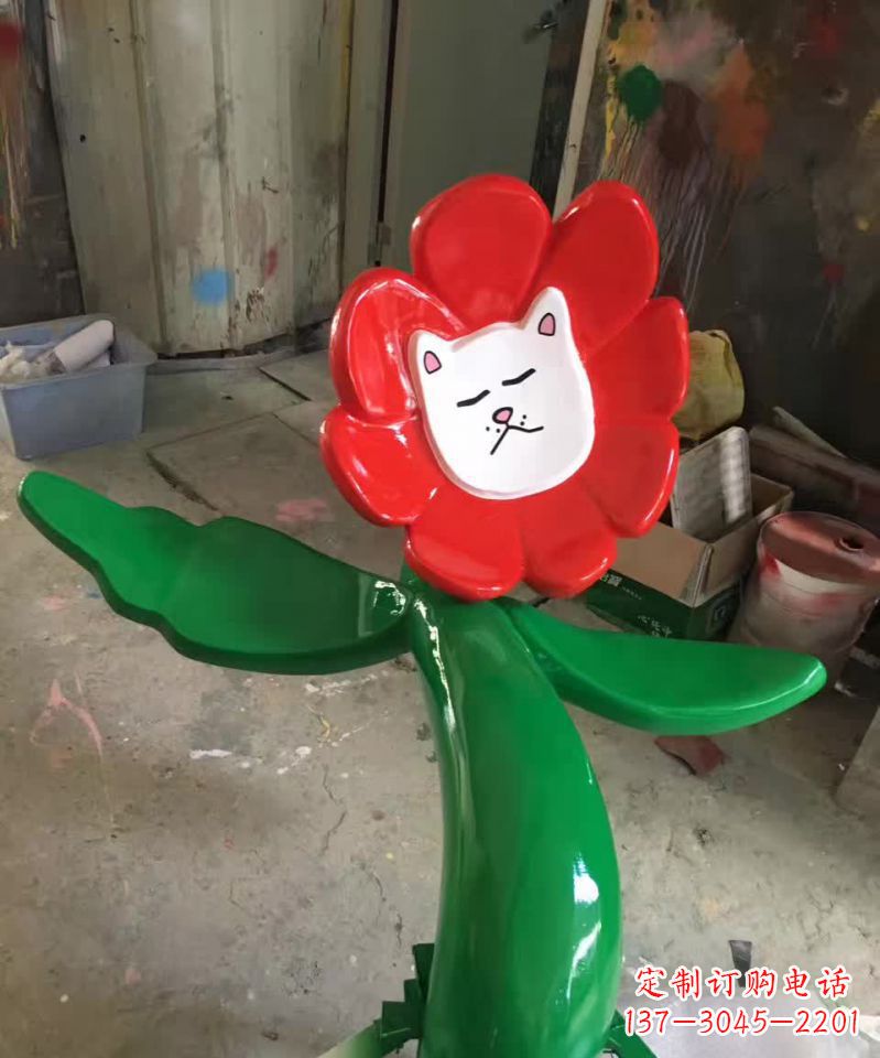 烟台不锈钢太阳花雕塑美丽的景观装饰