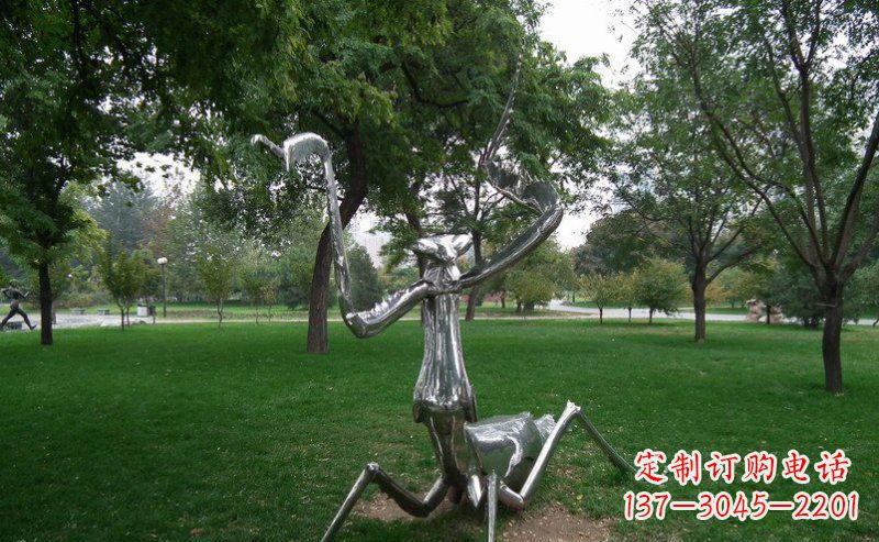 烟台不锈钢螳螂古朴雅致的雕塑